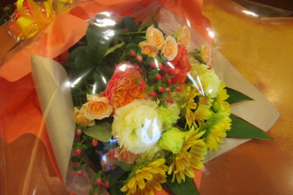 F P バレエ発表会に花束をお届け 練馬の花屋 フローリストムラカミ
